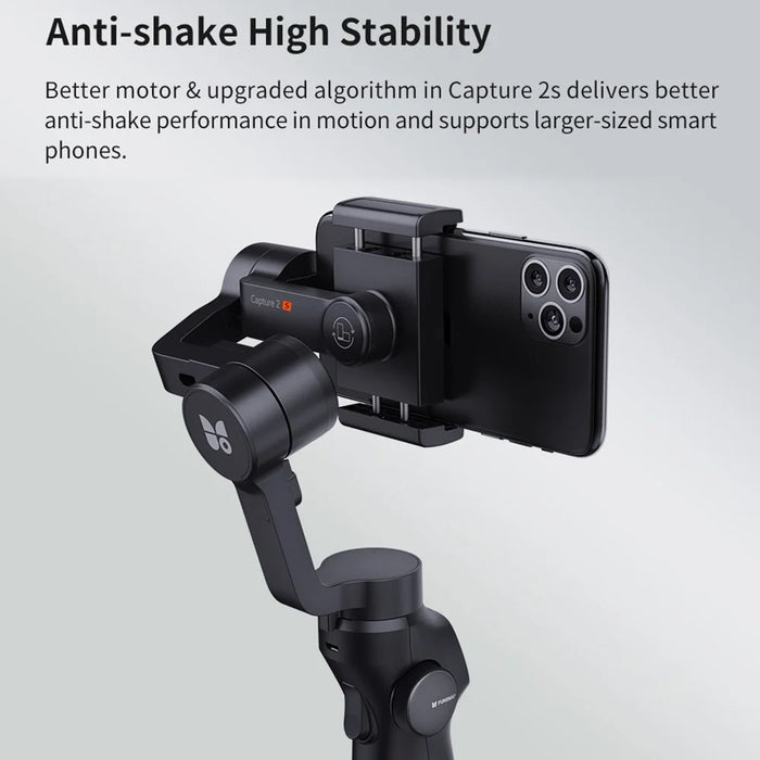 XIAOMIYUPING FUNSNAP Capture2s 3-Axis Handheld Gimbal Anti-Shake Stabilizer Selfie Stick for GoPro Hero, Cell Phones - 5