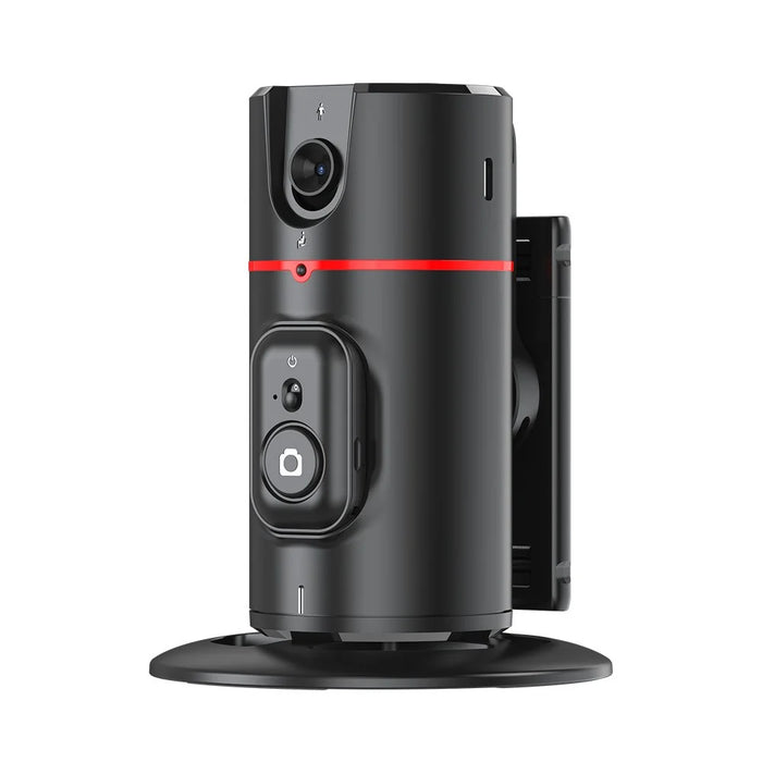 P02 Desktop Live Streaming Gimbal Camera Panoramic Follow Stand 360-Degree AI Face Recognition Stabilizer - 1