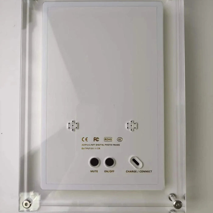 7-inch Digital Photo Frame Transparent Acrylic 600x1024 Video Picture Display Screen with 1G Memory - US Plug - 6