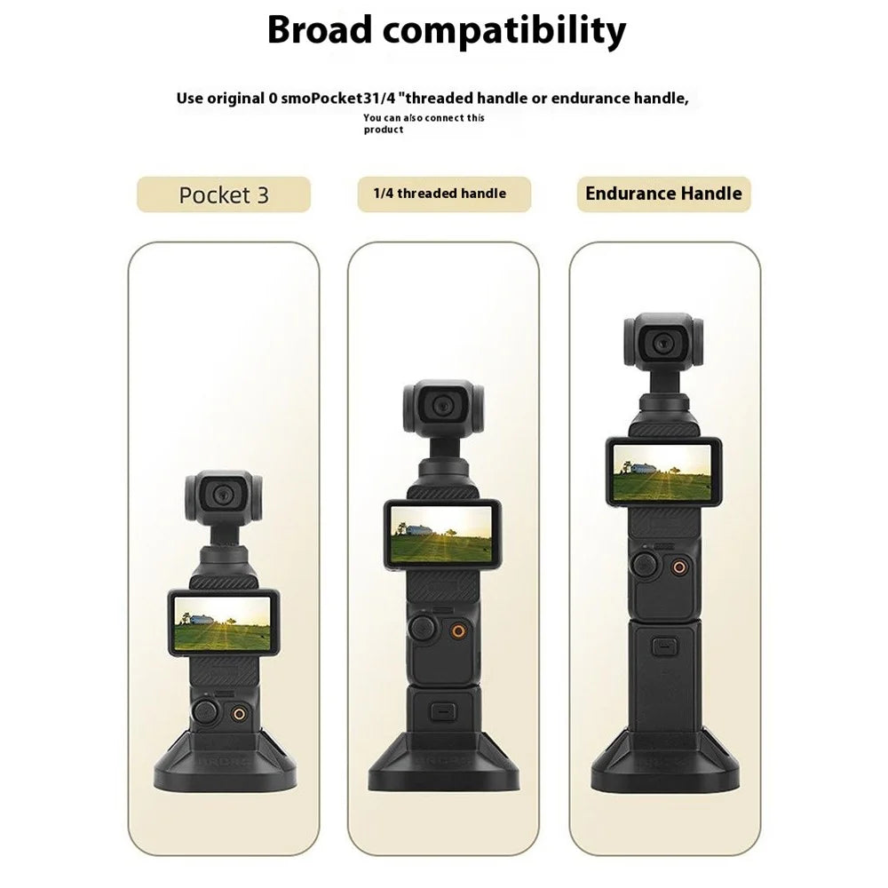 BRDRC Desktop Mount Stand for DJI Osmo Pocket 3 Stable Holder for Live Streaming - 5