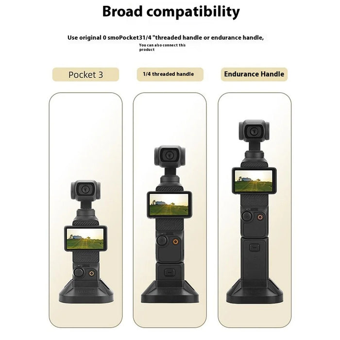 BRDRC Desktop Mount Stand for DJI Osmo Pocket 3 Stable Holder for Live Streaming - 5