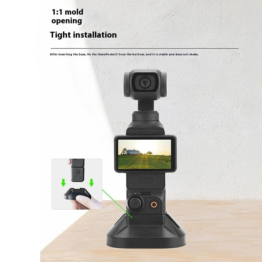 BRDRC Desktop Mount Stand for DJI Osmo Pocket 3 Stable Holder for Live Streaming - 6