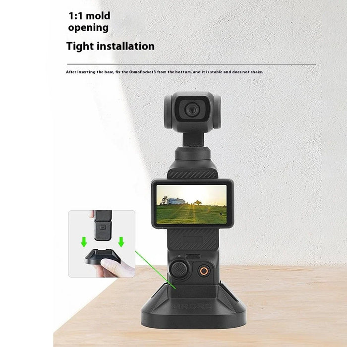 BRDRC Desktop Mount Stand for DJI Osmo Pocket 3 Stable Holder for Live Streaming - 6