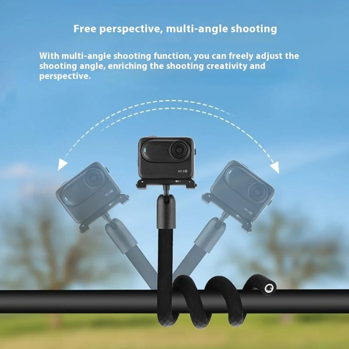 FLYMILE Flexible Octopus Mount for DJI Osmo Pocket 3 / Insta360 GO 3S / X3 / Ace Pro Adjustable Stand - 4