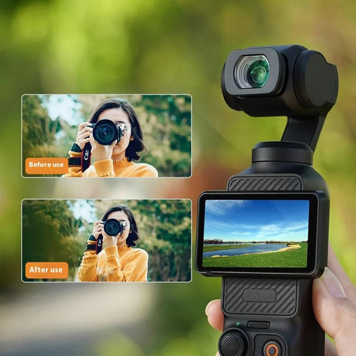 BRDRC For DJI Osmo Pocket 3 Wide-Angle Lens Optical Glass Ultra Wide Angle Camera Lens Filter - 3