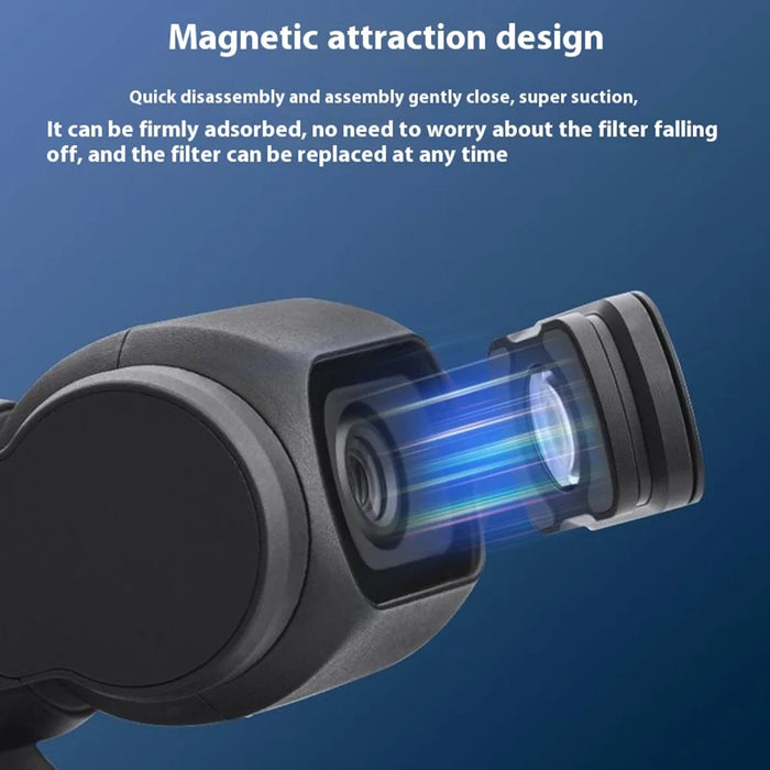 BRDRC For DJI Osmo Pocket 3 Wide-Angle Lens Optical Glass Ultra Wide Angle Camera Lens Filter - 6