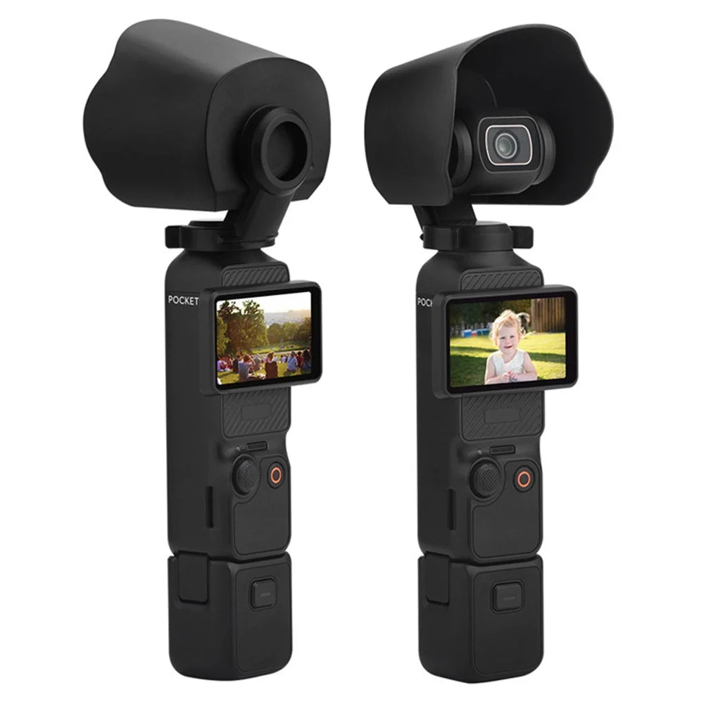BRDRC For DJI Osmo Pocket 3 Lens Hood Anti-Glare Protection Sunshade Gimbal Camera Accessories - 3