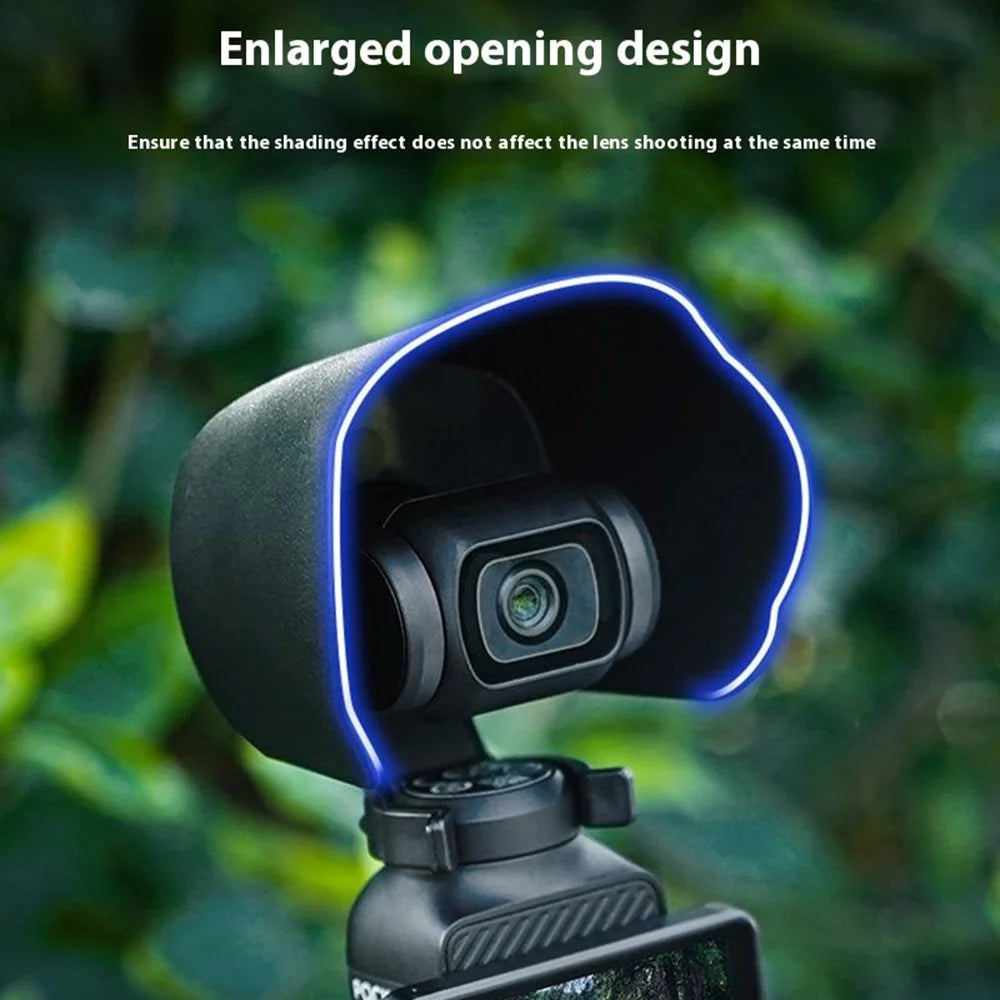BRDRC For DJI Osmo Pocket 3 Lens Hood Anti-Glare Protection Sunshade Gimbal Camera Accessories - 6