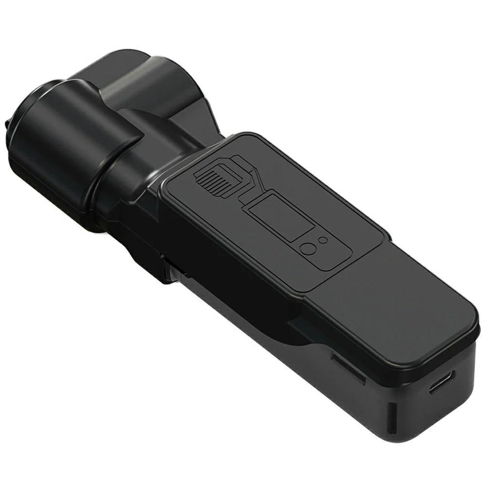 BRDRC For DJI Osmo Pocket 3 Gimbal Protector Screen Lens Cover Protective Hard Case - Black - 1
