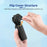 BRDRC For DJI Osmo Pocket 3 Gimbal Protector Screen Lens Cover Protective Hard Case - Black - 5