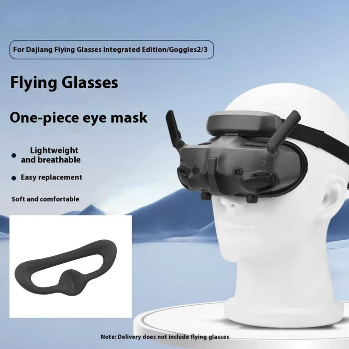 BRDRC Sponge Eye Mask for DJI Goggles 3 / Goggles 2 / Goggles Integra Flying Glasses Eye Cover Pad - 3