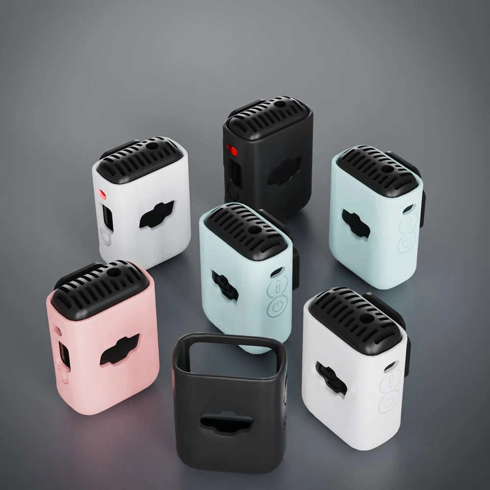 BRDRC For DJI Mic 2 Silicone Case Wireless Microphone Protective Cover - White - 3