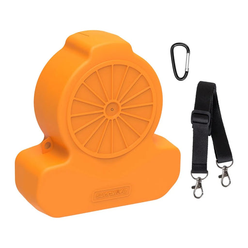 SUNNYLIFE FP-SN953 For DJI Flip Drone Carry Case Gourd Shaped Shockproof Storage Case with Lanyard and Carabiner - Orange - 1