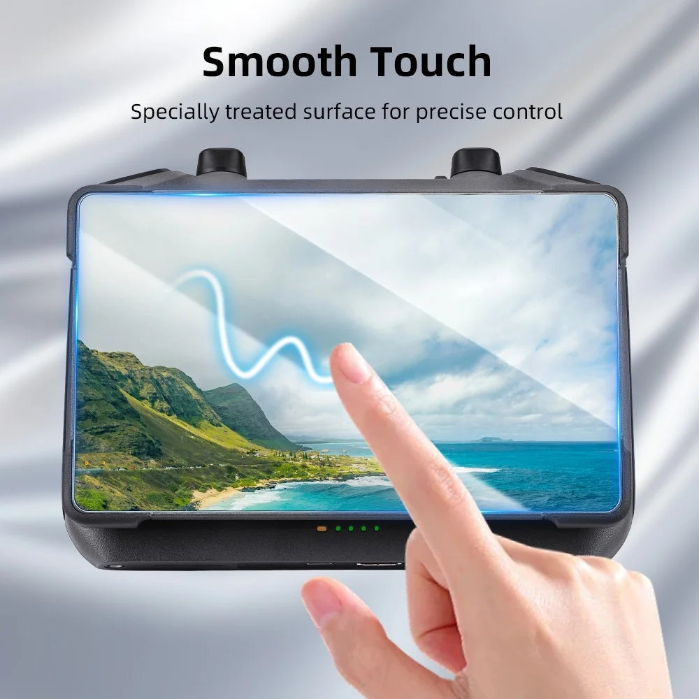2Pcs For DJI RC Pro 2 Remote Control with Screen Ultra Thin Film Tempered Glass Screen Protector - 6