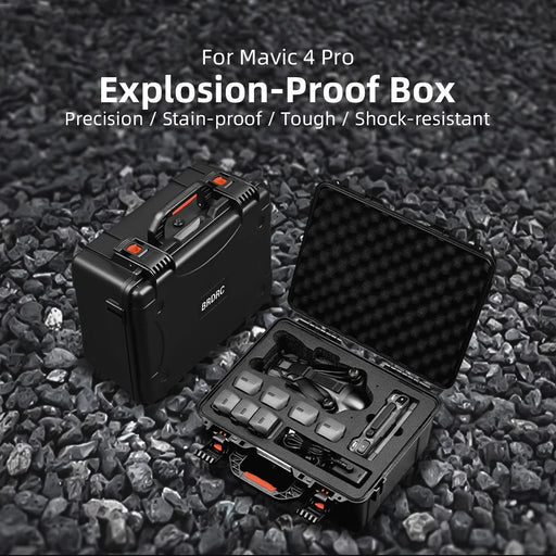 BRDRC For DJI Mavic 4 Pro Explosion-Proof Carrying Case Shockproof Waterproof Storage Box - 2