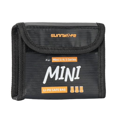 SUNNYLIFE N5P-DC085 Triple-Battery Safety Bag for DJI Mini 5 Pro / 4 Pro / 3 Pro / Mini 3 Battery Pouch Heat Resistant / Explosion Proof - 1