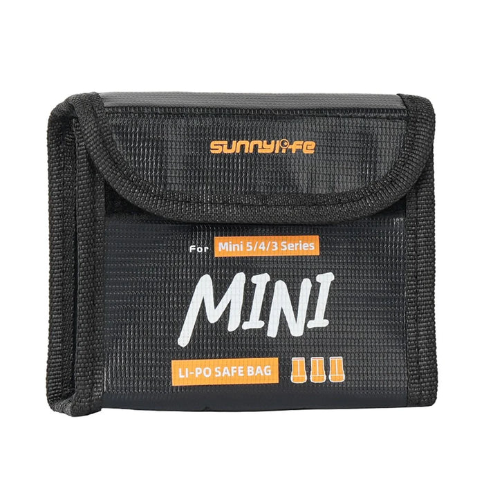 SUNNYLIFE N5P-DC085 Triple-Battery Safety Bag for DJI Mini 5 Pro / 4 Pro / 3 Pro / Mini 3 Battery Pouch Heat Resistant / Explosion Proof - 1