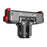 FLYMILE For DJI Osmo Action 6  /  Nano Magnetic Quick Release Mount 360° Rotating Aluminum Alloy Base Dual Port Design - Gunmetal - 1