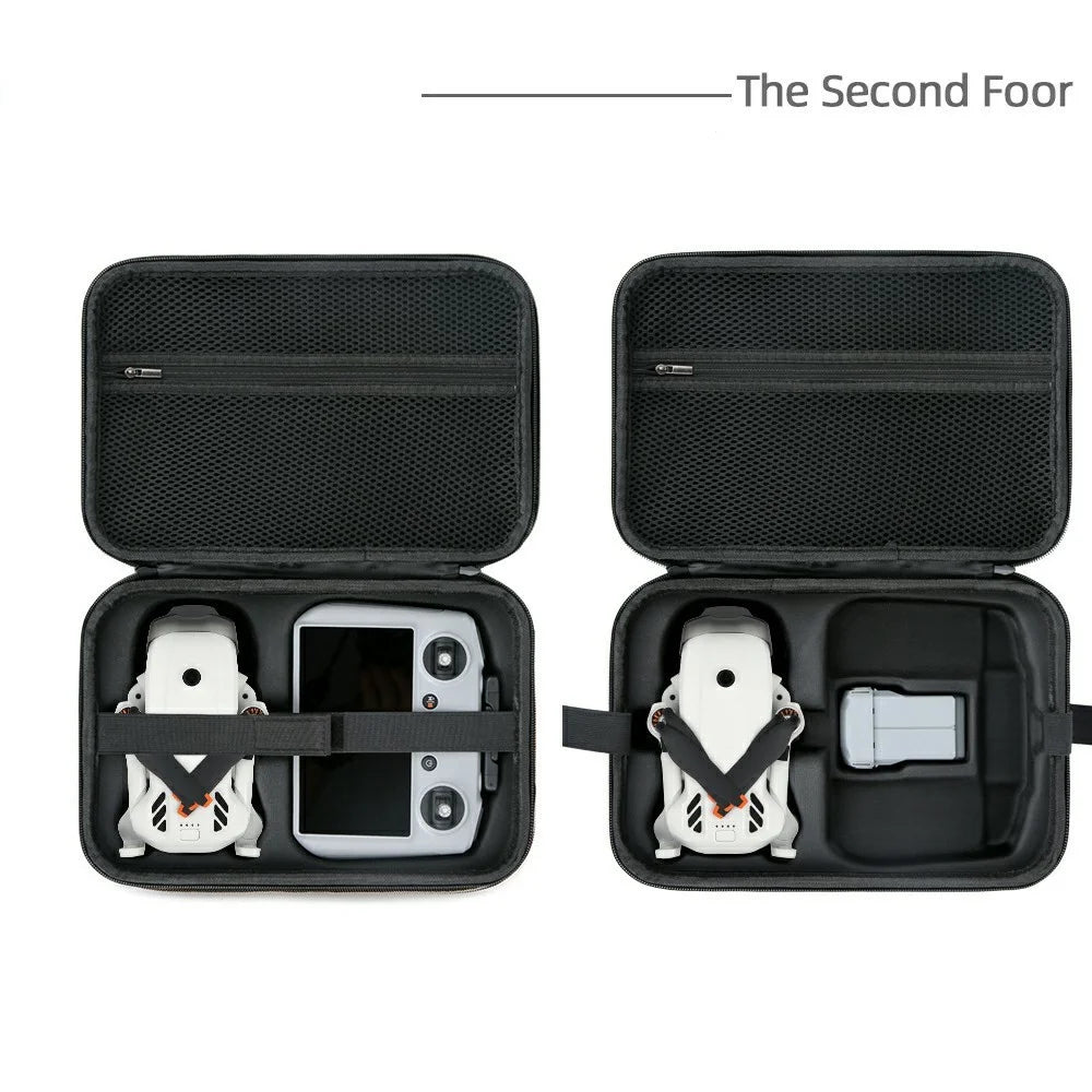 PU Storage Bag for DJI Lito 1 / Lito X1 Drone RC Controller Carrying Case Protective Cover - Black - 3