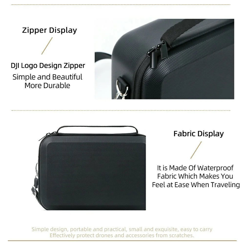 PU Storage Bag for DJI Lito 1 / Lito X1 Drone RC Controller Carrying Case Protective Cover - Black - 5