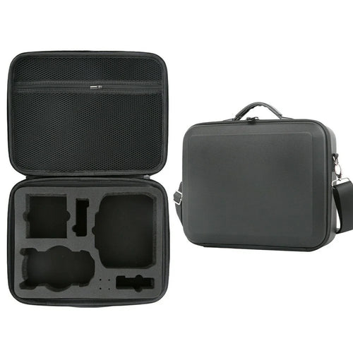 For DJI Lito 1 / Lito X1 Drone Carrying Case PU Portable Storage Bag Hard Shell Protective Cover - Black - 1