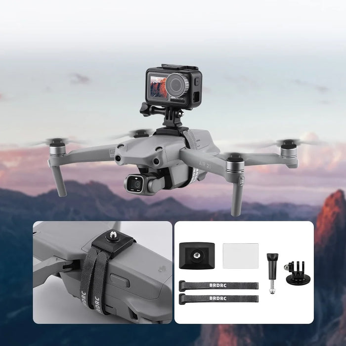 2Pcs Top Extension Kit Camera Fill Light Bracket Mount Holder for DJI Osmo Action/GoPro Sports Cameras - 5