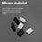 EWB9372 3Pcs Dust Plug for DJI Mini 3 Pro Drone Remote Controller Interface Silicone Waterproof Type-C Port Plugs - Black - 6