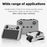 EWB9372 3Pcs Dust Plug for DJI Mini 3 Pro Drone Remote Controller Interface Silicone Waterproof Type-C Port Plugs - Black - 7