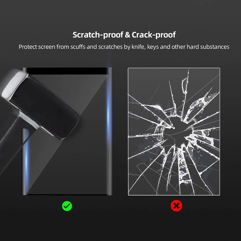 SUNNYLIFE IST-BHM499 2 Sets HD Clear Camera Screen Protector Kit for Insta360 X3, Anti-explosion Curved Design Full Covering Tempered Glass Screen Film - 6