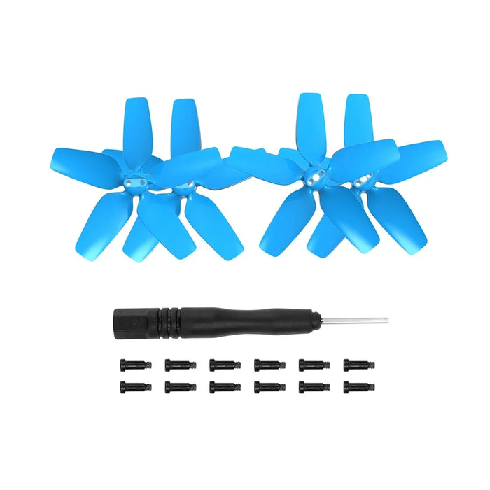 2 Pairs 2925S For DJI Avata Colorful Propeller Blade Lightweight Drone Accessories with Tool - Blue - 1