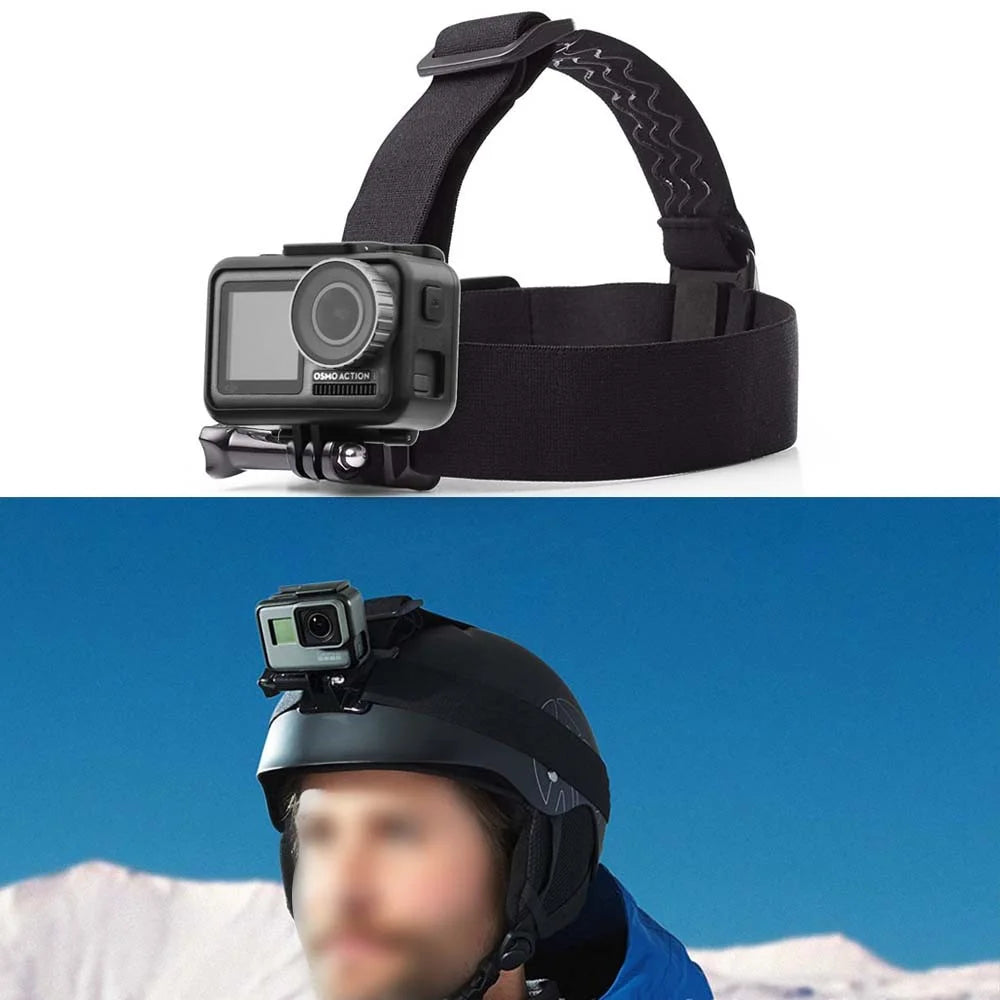 BRDRC DJI-6014 For Osmo Action Camera Adjustable Head Strap Anti-slip Fixing Band Headband - 2