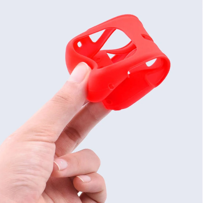 BRDRC Silicone Case for Insta360 X3 Panoramic Camera Anti-scratch Protective Cover with Strap - Black - 5