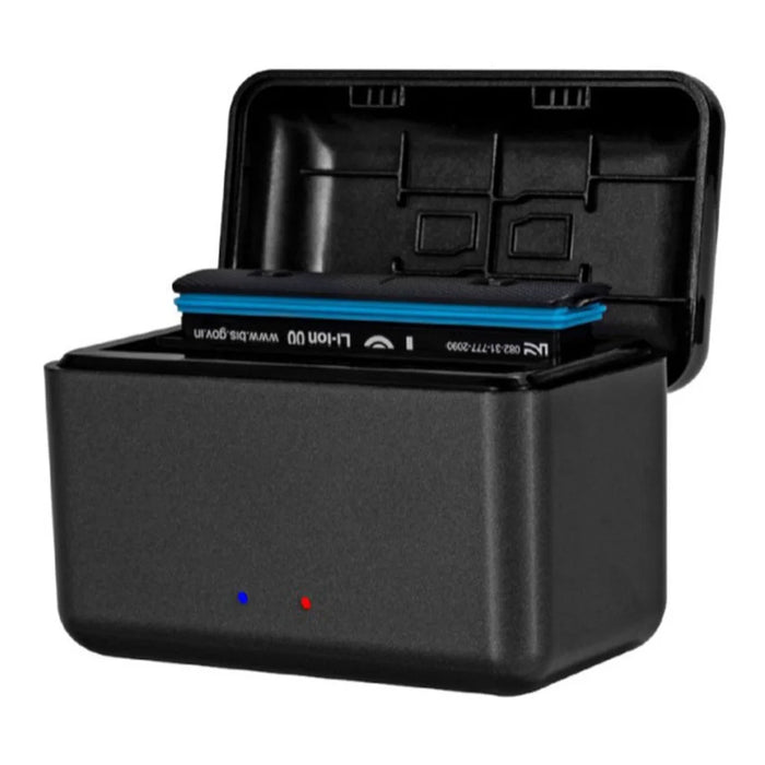 For Insta360 X4 Action Camera Battery Charger Hub Charging Station Storage Case - 6