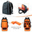 PULUZ PU5011 Portable Waterproof Scratch-proof Backpack Camera Carrying Bag - Grey - 5