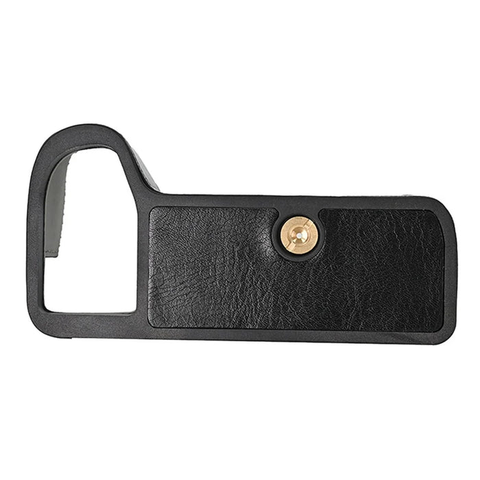 For Panasonic Lumix S5 / S5 II Leather Camera Half Cover Bottom Case with Battery Opening - Black - 4