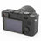 For Sony A7C II / A7CR Anti-Drop Camera Cover Glossy Silicone Protective Case - Black - 3