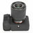 For Sony A7C II / A7CR Anti-Drop Camera Cover Glossy Silicone Protective Case - Black - 4