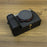 For Sony A7C II / A7CR Camera Bottom Case Retro PU Leather Half Body Cover with Battery Opening - Black - 2