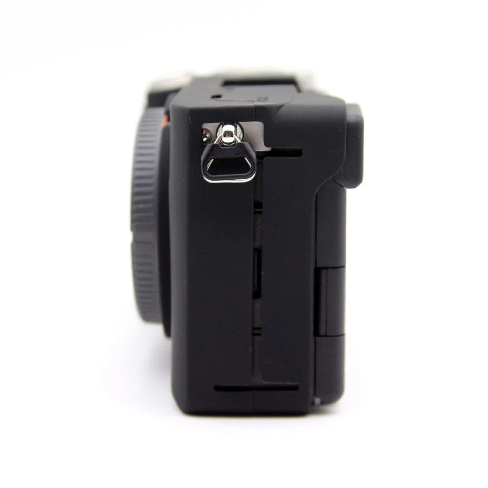 For Sony A7CR / A7C II Anti-Slip Silicone Protective Case Dust-Proof Camera Cover - Black - 7