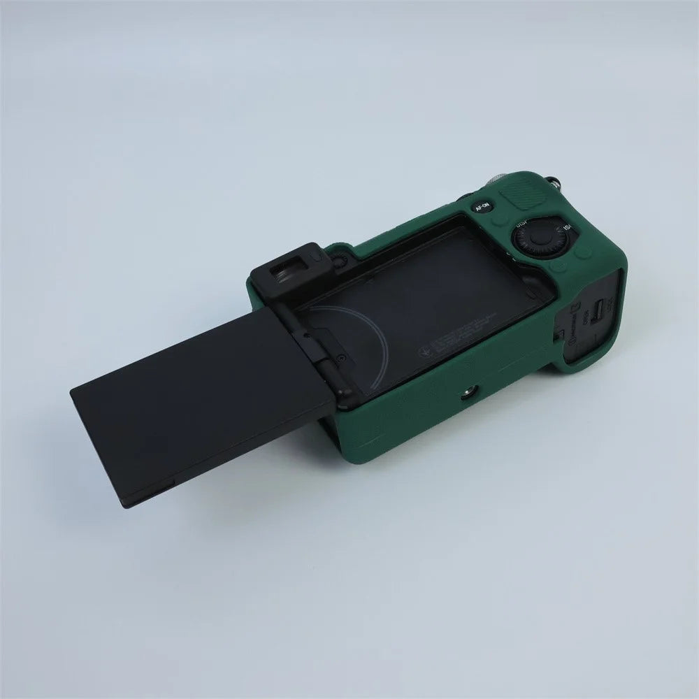 For Sony A7CR / A7C II Camera Anti-Scratch Silicone Cover Camera Sleeve - Green - 6