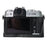 For Fujifilm X-T50 Camera Bottom Cover Case Large Opening Design Genuine Cow Leather Protector - Black - 2