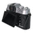 For Fujifilm X-T50 Camera Bottom Cover Case Large Opening Design Genuine Cow Leather Protector - Black - 3
