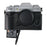 For Fujifilm X-T50 Camera Bottom Cover Case Large Opening Design Genuine Cow Leather Protector - Black - 5