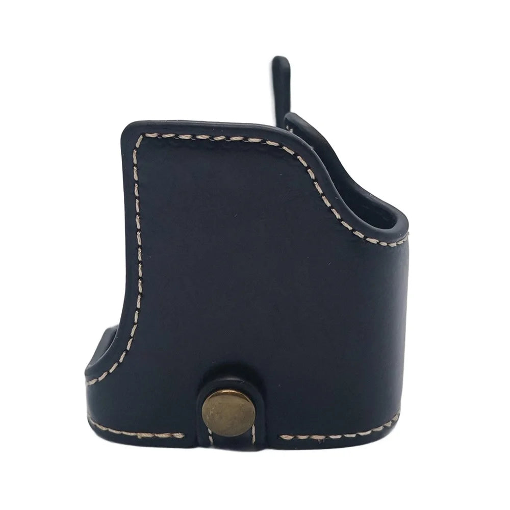 For Sony A7C II PU Leather Camera Bottom Cover Half Body Case with Screw - Black - 6