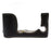 For Fujifilm X-A7 / X-A5 / X-A3 Buffalo Texture PU Leather Bottom Case Half Body Camera Cover with Battery Opening - Black - 1
