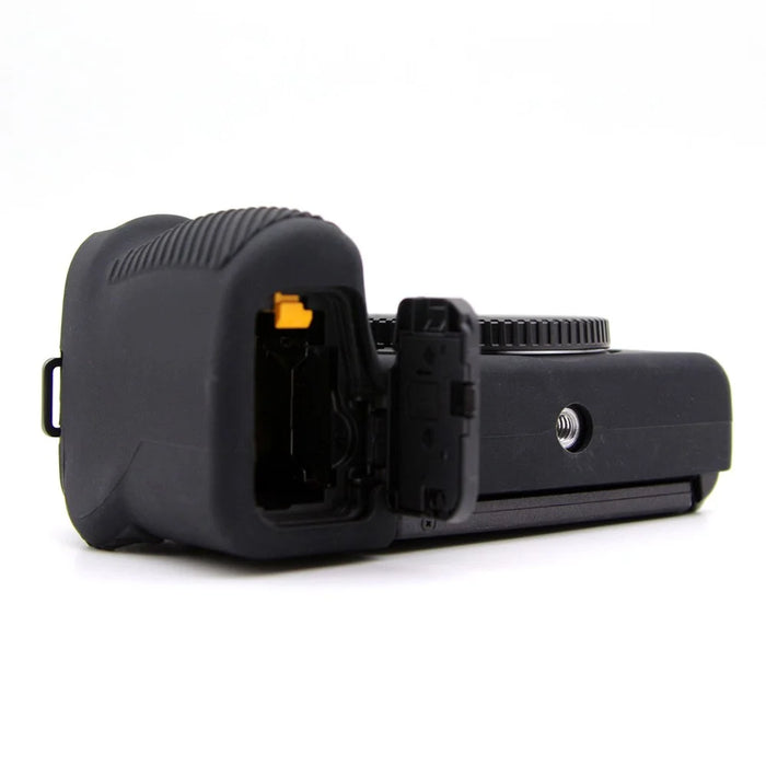 For Nikon Z 30 Camera Silicone Case Anti-Slip Glossy Surface Protective Cover - Black - 4