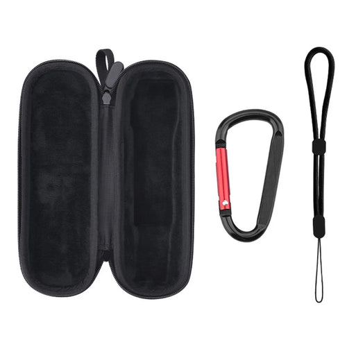 BRDRC For DJI Osmo Pocket 3 Carrying Bag PU Leather Portable Storage Case - Black - 1