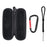 BRDRC For DJI Osmo Pocket 3 Carrying Bag PU Leather Portable Storage Case - Black - 1