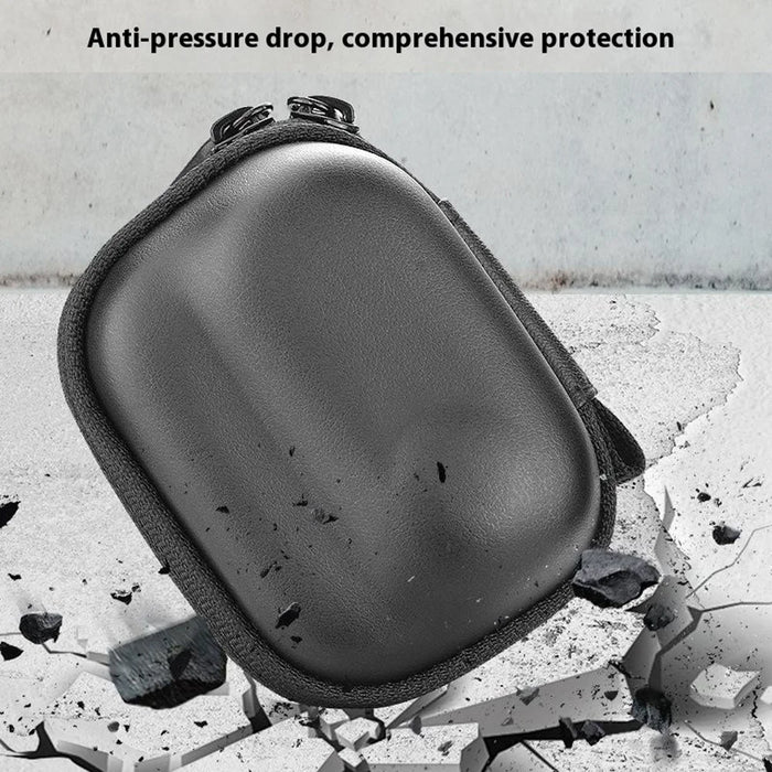BRDRC For Insta360 GO 3S / GO 3 Storage Bag Camera Protection Case with Hanging Buckle - Black - 7