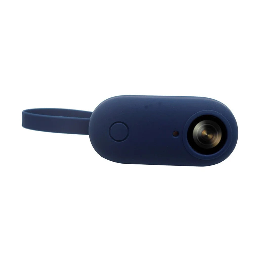 For Insta360 GO Portable Camera Protective Cover Magnetic Design Anti-drop Soft Silicone Case - Midnight Blue - 2